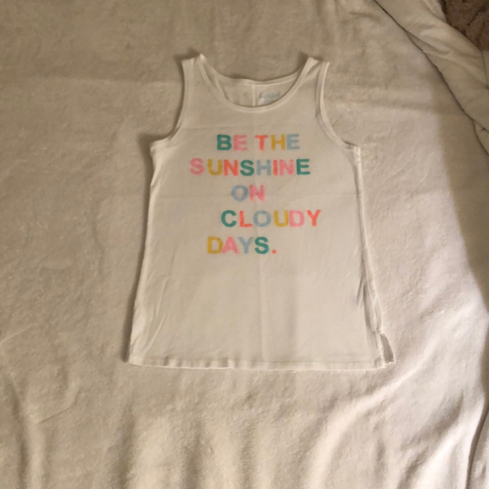 Cute White Tank Top